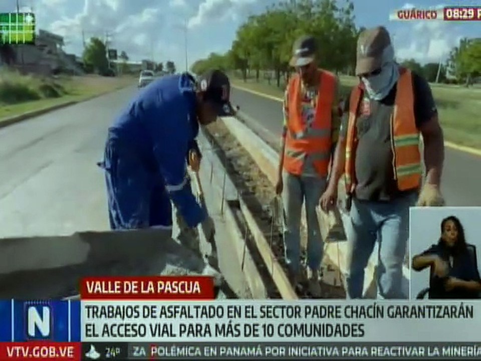 Guárico | Más de 10 comunidades serán favorecidas con el asfaltado de la avenida Padre Chacín