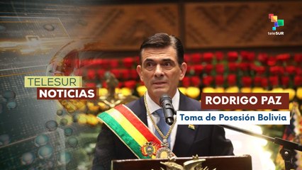 Rodrigo Paz asume la presidencia en Bolivia
