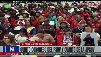 La Noticia Quinto congreso del PSUV y cuarto de la JPSUV - 04.11.2025