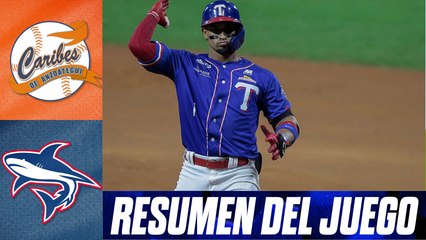 Resumen del juego Caribes de Anzoátegui vs Tiburones de La Guaira | 8 de noviembre de 2025