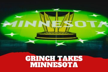 The Grinch took over the NBA in Minnesota as players on the court started turning green