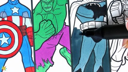 MEGA SPEED AVENGERS  - Spider-Man - Iron-Man - Iron -Man - Hulk - Thor - Batman