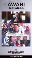 #AWANIRingkas 9 November 2025 | 9AM