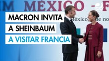 Macron invita a Sheinbaum a visitar Francia en 2026