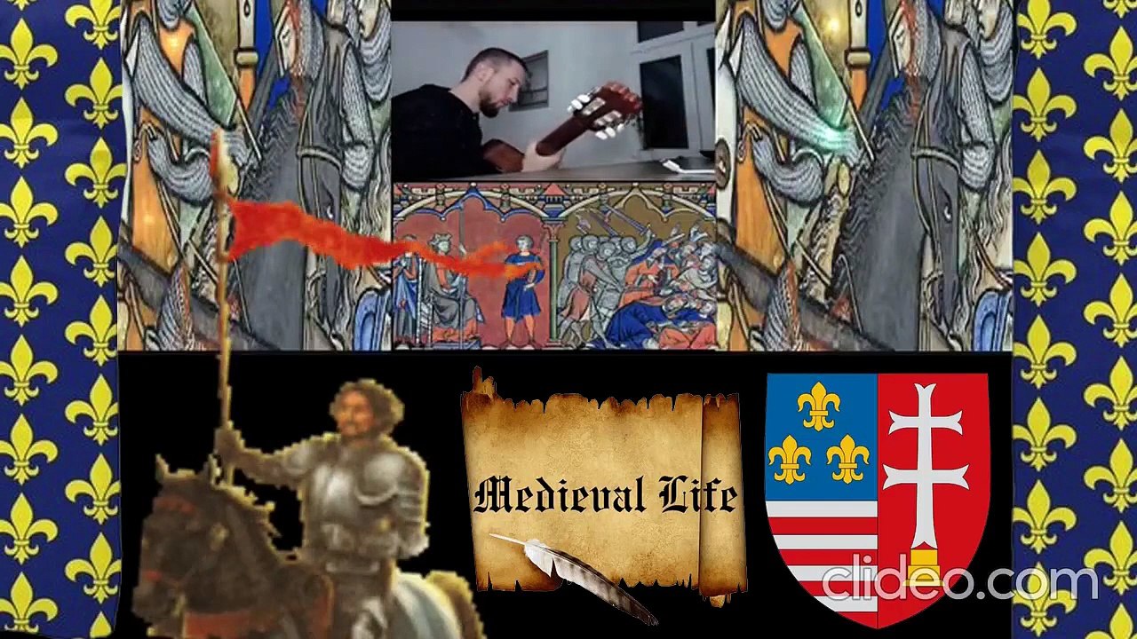 MELODIC SONG ON SPANISH GUITAR IN MEDIEVAL STYLE II-II ALVARO CLASSIC GUITAR