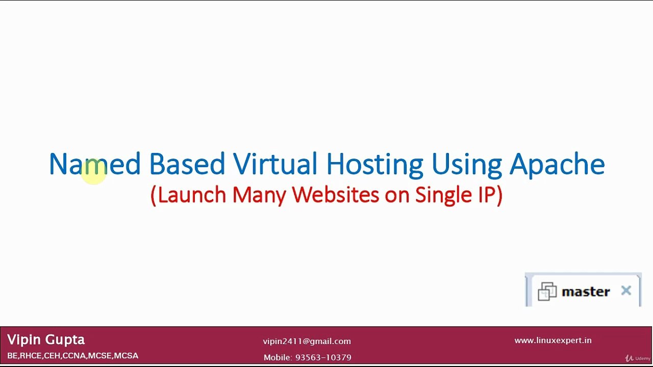 Nmaed Based Virtual Hosting Introduction | Named Based Virtual Hosting | Apache Web Server
