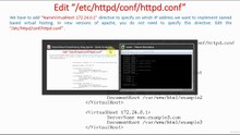 Edit _httpd.conf_ Configuration File - Demo | Named Based Virtual Hosting | Apache Web Server