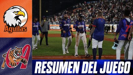 Resumen del juego Águilas del Zulia vs Tigres de Aragua | 08 de noviembre de 2025. 🔥⚾