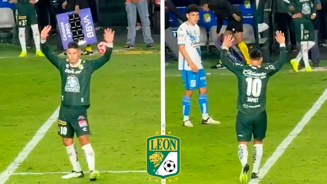 James Rodríguez se despide de Club León y la afición; así le dan el adiós al colombiano