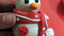 Clay Mini Snowman ⛄ part 1