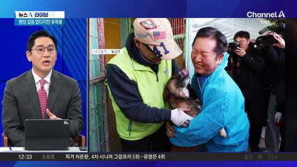 취임 100일 맞은 정청래, 기자간담회 대신 유기견 보호소 봉사