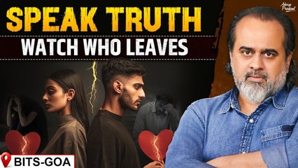 "Speak the Truth Once — And Watch Who Runs. || Acharya Prashant, BITS Goa (2025) "