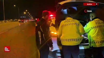 Bursa'da alkollü sürücü dehşeti: Motosiklete çarpıp kaçtı