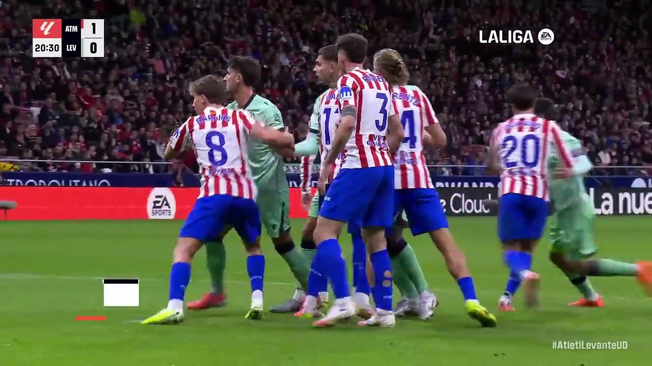 ATLÉTICO DE MADRID 3 - 1 LEVANTE UD _ RESUMEN LALIGA EA SPORTS