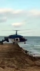 Kurtulan olmadı! İşte 4 kişinin öldüğü helikopter kazasının dehşet verici görüntüsü