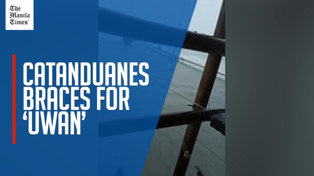 Large waves slam Catanduanes as super typhoon nears