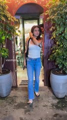 fatima sana shaikh seen heading home after a salon sesh in bandra.