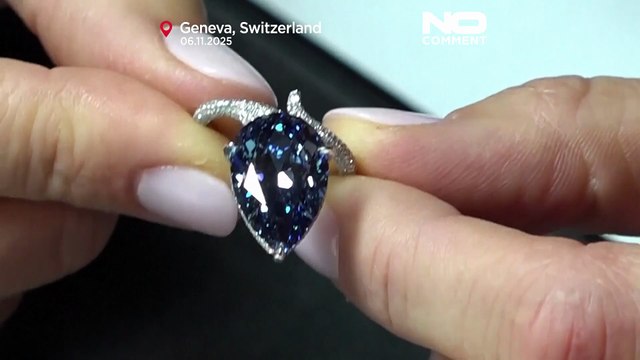 El raro diamante Mellon Blue podría alcanzar hasta 30 millones de dólares en una subasta