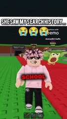 She Saw My Search History... #roblox #robloxrant
