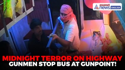 Caught on Cam | Armed Men Threaten Jaisalmer–Delhi Bus Crew at Gunpoint in Jodhpur