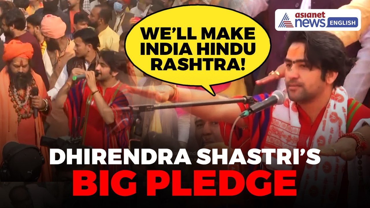 Will Make India Hindu Rashtra: Dhirendra Shastri Leads Sanatan Oath in Haryana