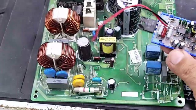 Gree Dc inverter ac E6 error code outdoor pcb Dc inverter ac pcb training center Babar Electronics #575
