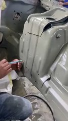 Kaporta ustasının hainliği böyle görüntülendi: İkinci el piyasasının canına okudular