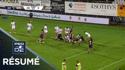 PRO D2 Saison 2025-2026 J10 - Résumé CA Brive - Stade Montois Rugby