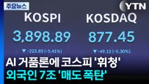 AI 거품론에 코스피 '휘청'...외국인 7조 '매도 폭탄' / YTN