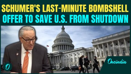 US Government Shutdown BREAKING: Chuck Schumer’s BIG OFFER To Republicans | ‘Will End Shutdown If…’