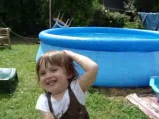 Splashing the water