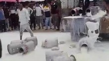 Gujarat Farmers Protest: Dairy Farmers Dump Milk on Roads in Aravalli | Urgent Demand for Fair Prices