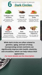 🥗 6 Nutritious Foods to Reduce Dark Circles