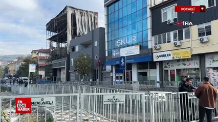 Kocaeli'de 6 kişinin öldüğü yangınının ilk anlarına ait görüntüler ortaya çıktı