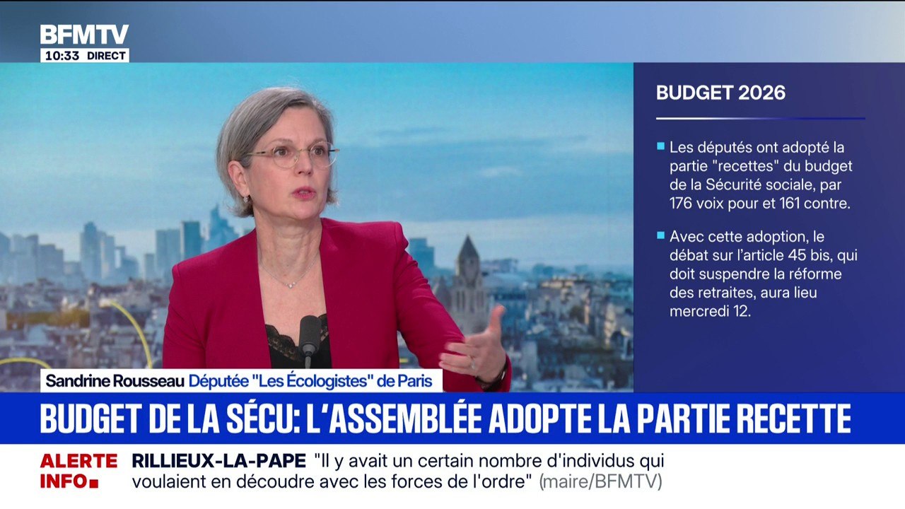 Budget de la Sécurité sociale: "Olivier [Faure], je ne te comprends pas", affirme Sandrine Rousseau (Les Écologistes)