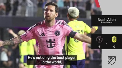 'Unreal' Messi leaves Miami team-mate pinching himself