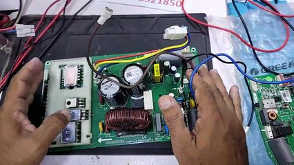 #577 Gree Dc inverter ac E6 error code outdoor pcb Dc inverter ac pcb training center Ustad Babar