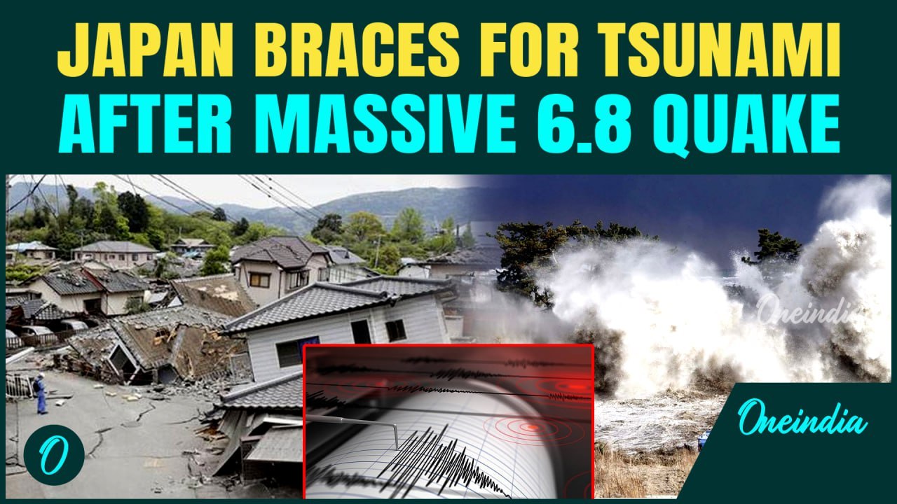 JAPAN EARTHQUAKE UPDATE: Japan Braces for Massive Tsunami After 6.8 Magnitude Earthquake