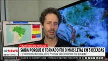 Meteorologistas explicam por que tornado no Paraná foi o mais letal