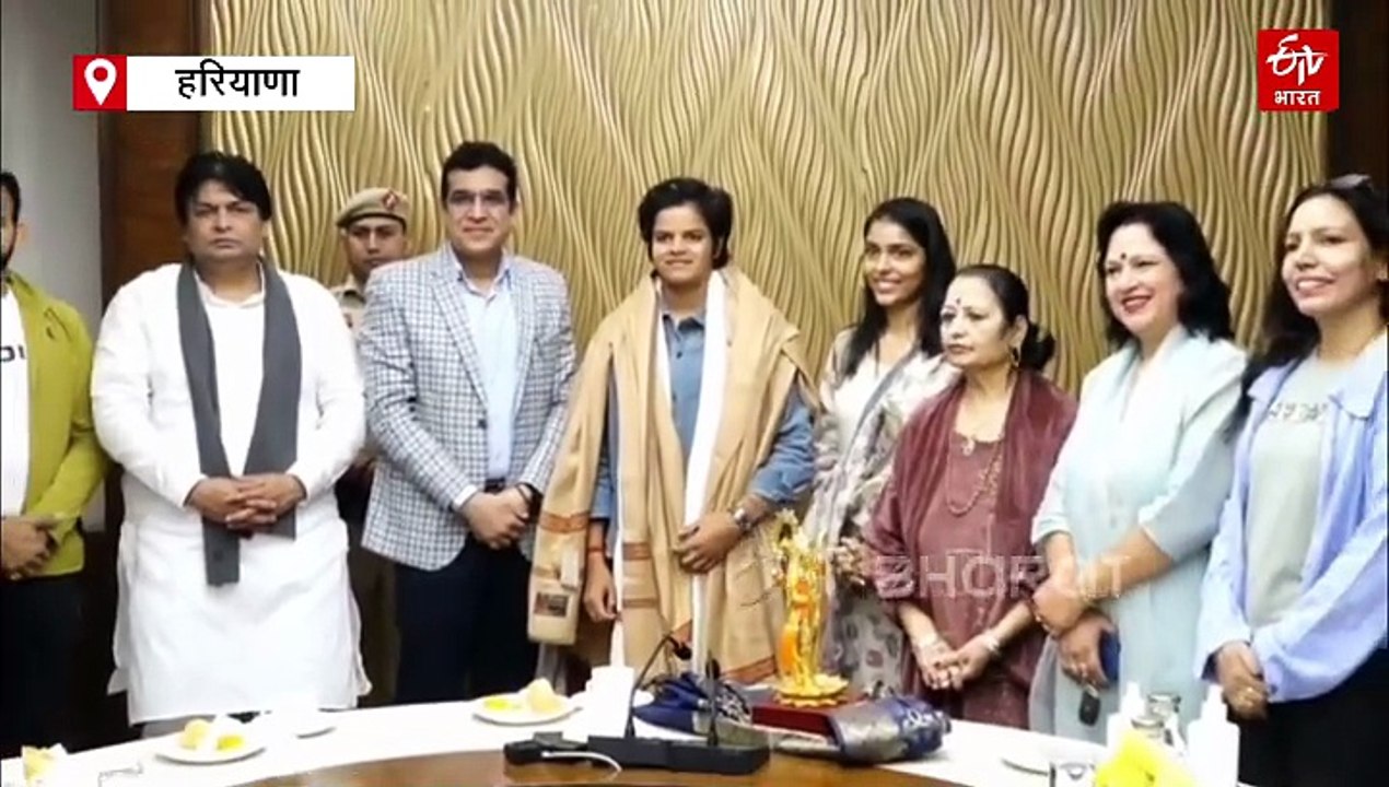 शेफाली वर्मा का गुरुग्राम-रोहतक में ग्रैंड वेलक...