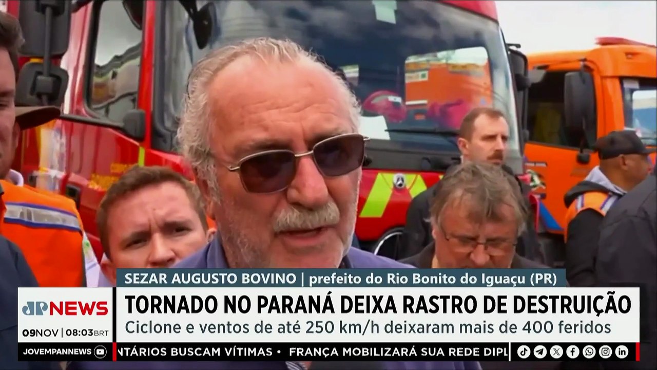 Tornado com 250 km/h no Paraná deixa 6 mortos e rastro de destruição