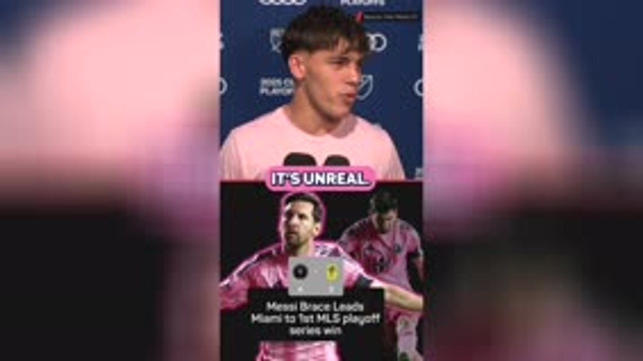 'Unreal' Messi leaves Miami team-mate pinching himself