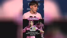'Unreal' Messi leaves Miami team-mate pinching himself