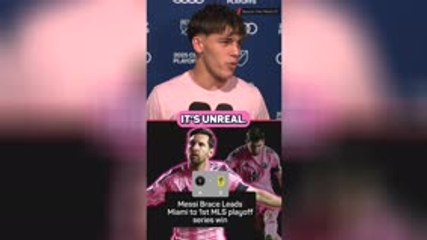 'Unreal' Messi leaves Miami team-mate pinching himself