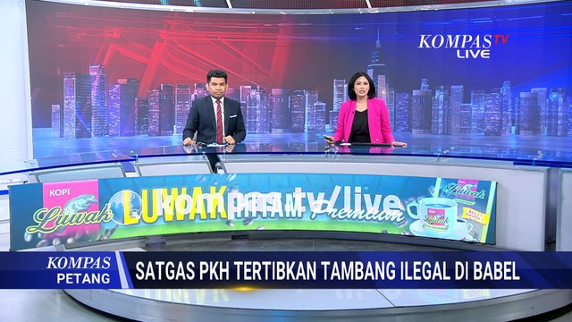 Tambang Ilegal di Babel Digerebek Satgas PKH, 10 Orang Ditangkap | KOMPAS PETANG