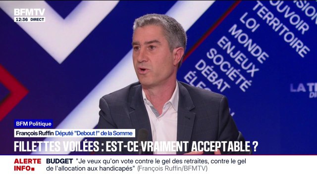 Voile à l'Assemblée nationale: François Ruffin estime que le RN a livré des fillettes à la vindicte populaire