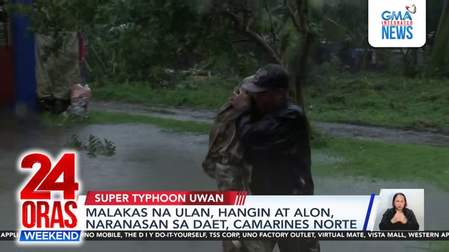 24 Oras Weekend (Parts 1 & 2) Pananalasa ng Super Bagyong Uwan sa Bicol Region | Bangkay sa nawasak niyang bahay | Paglikas ng mga residente sa coastal area | atbp.