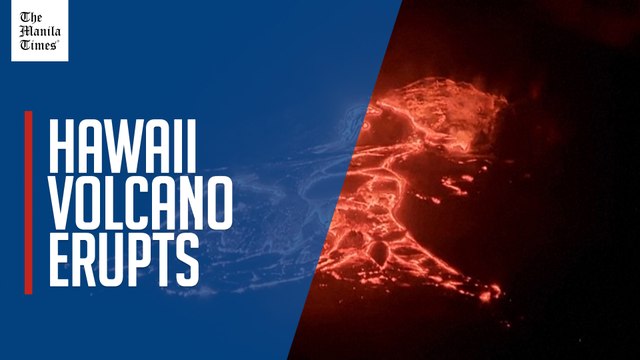 Molten lava erupts from Hawaii's Kilauea volcano