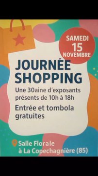 Bonjour 🌞 Nous serons A la Copechagniere Salle florale Venez découvrir mes créations Mugs, boules à neiges, cadres, livre photos Plusieurs supports personnalisables Sur place personnalisation des boules à neiges (vos photos ou avec prénom Merci