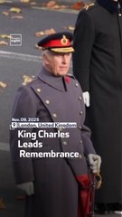 King Charles Leads Remembrance